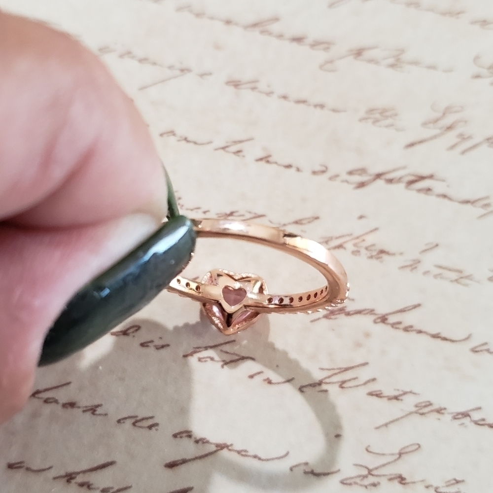 𝅺rose gold ring - Picture 7 of 8